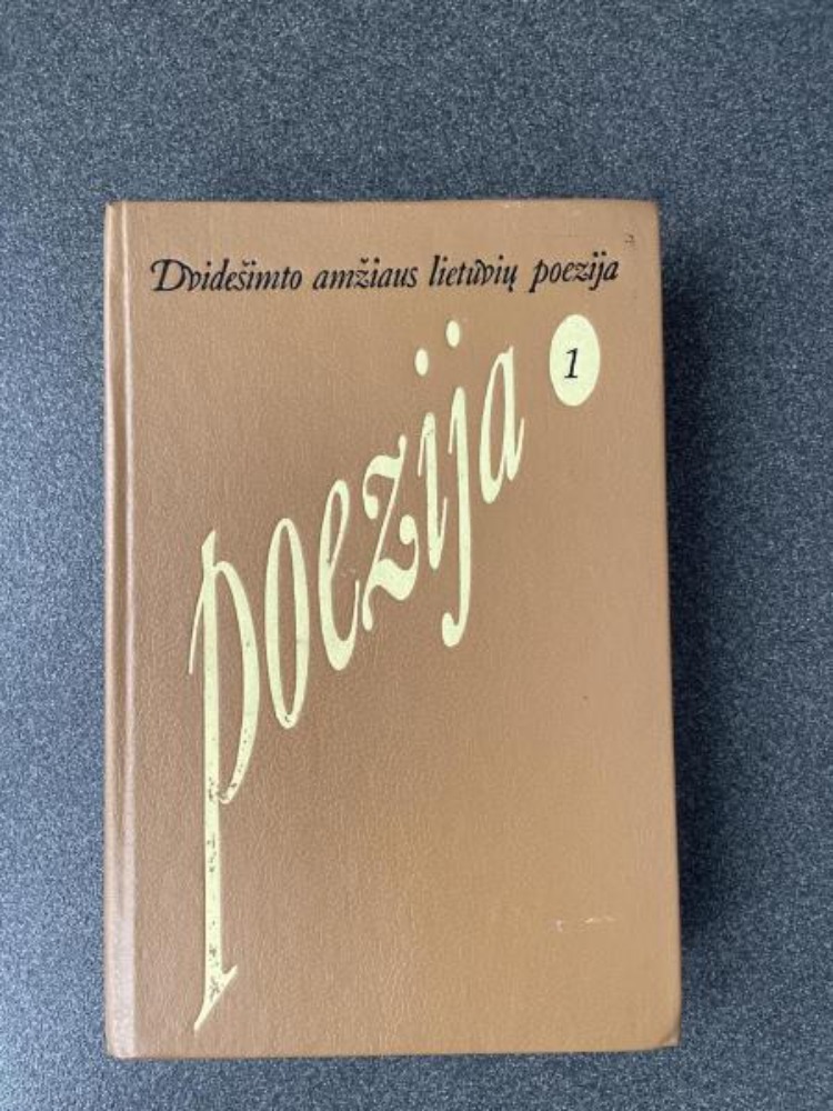 Dvidešimto amžiaus lietuvių poezija I d.