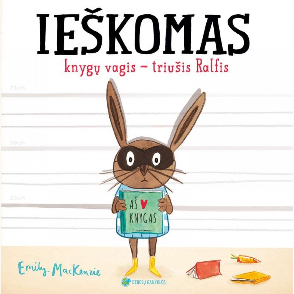Ieškomas knygų vagis – triušis Ralfis