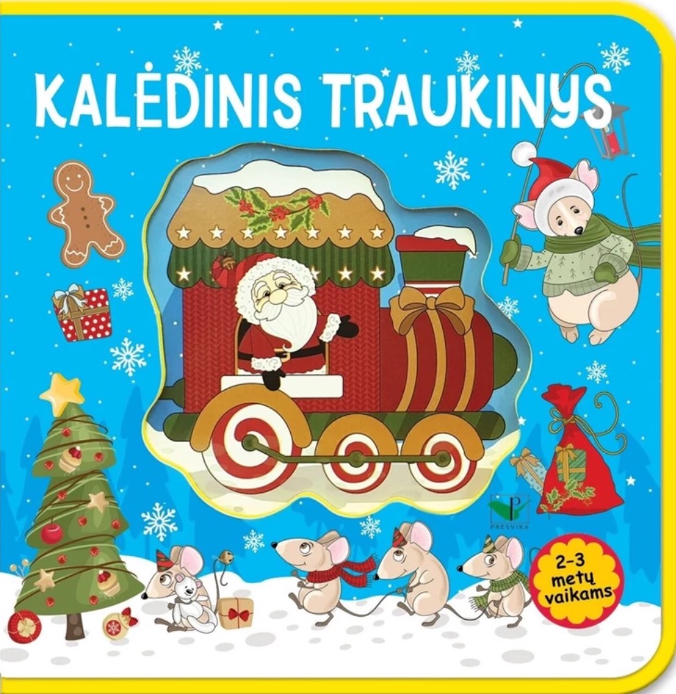 Kalėdinis traukinys. 2–3 metų vaikams