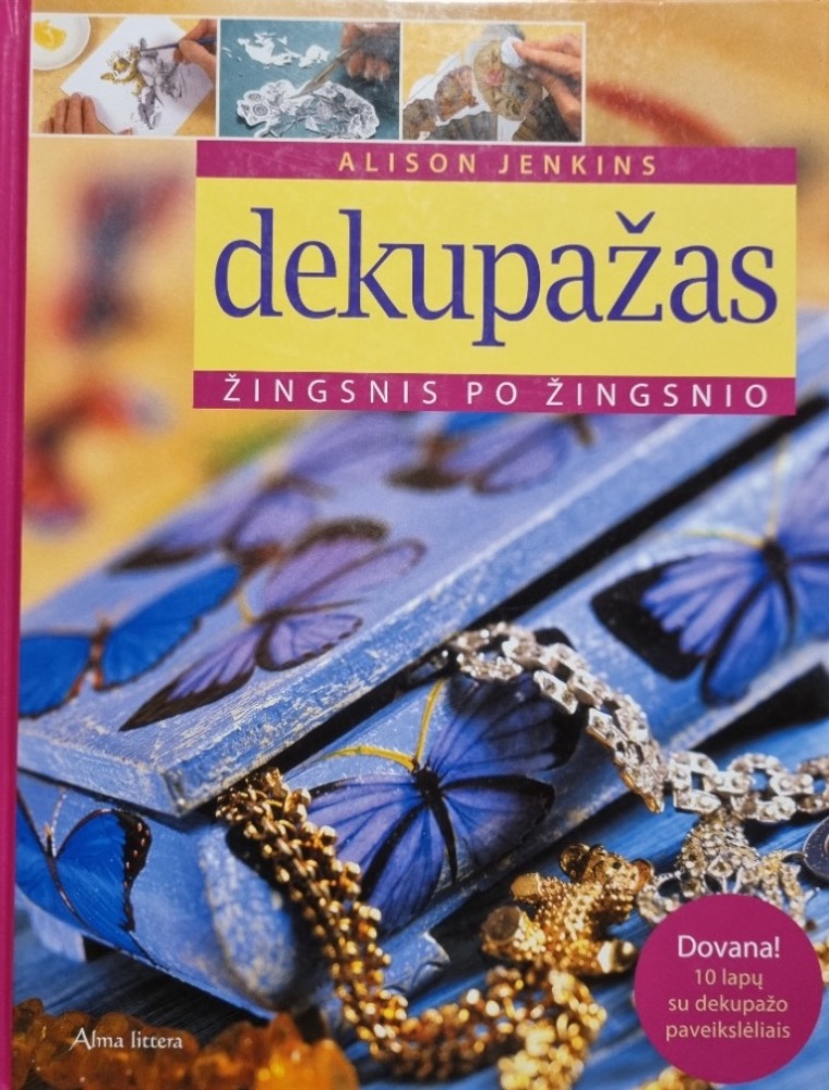 Dekupažas žingsnis po žingsnio