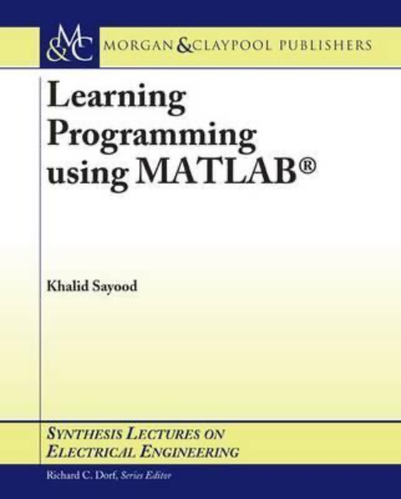Learning Programming Using MATLAB