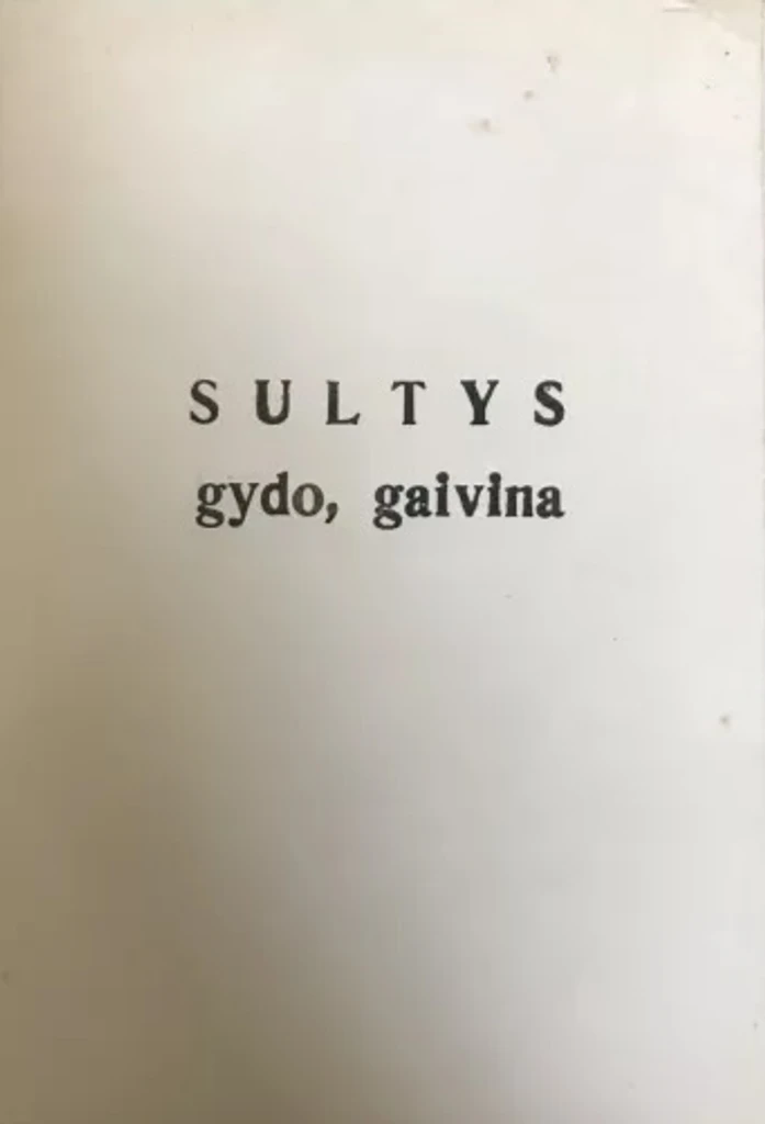 Sultys gydo, gaivina