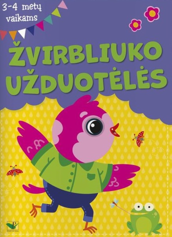 Žvirbliuko užduotėlės. 3–4 metų vaikams