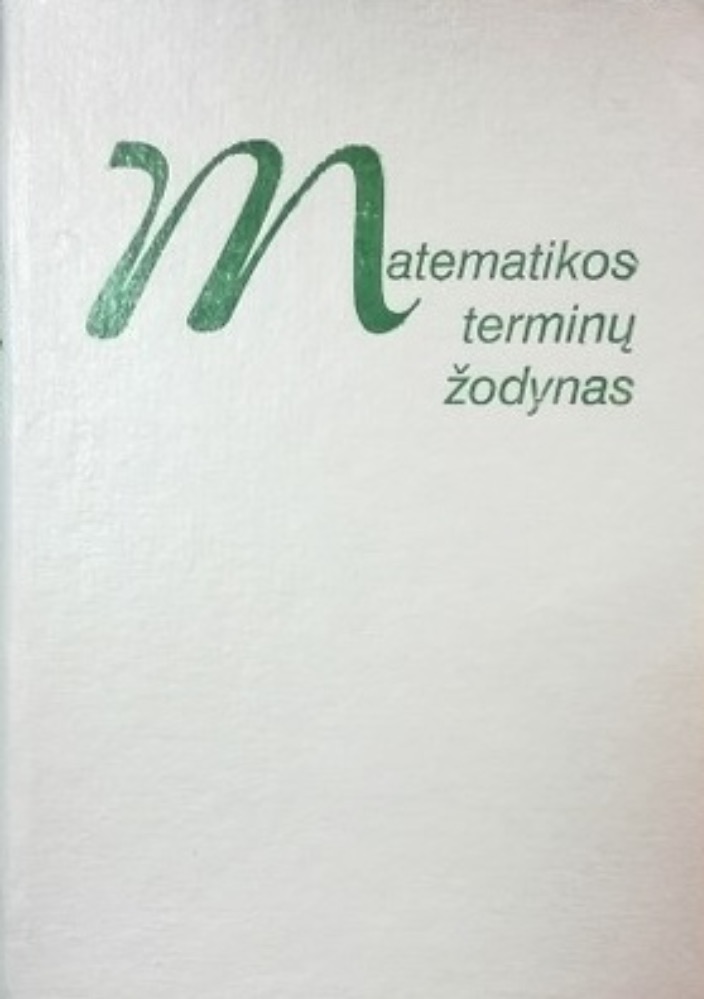 Matematikos terminų �žodynas