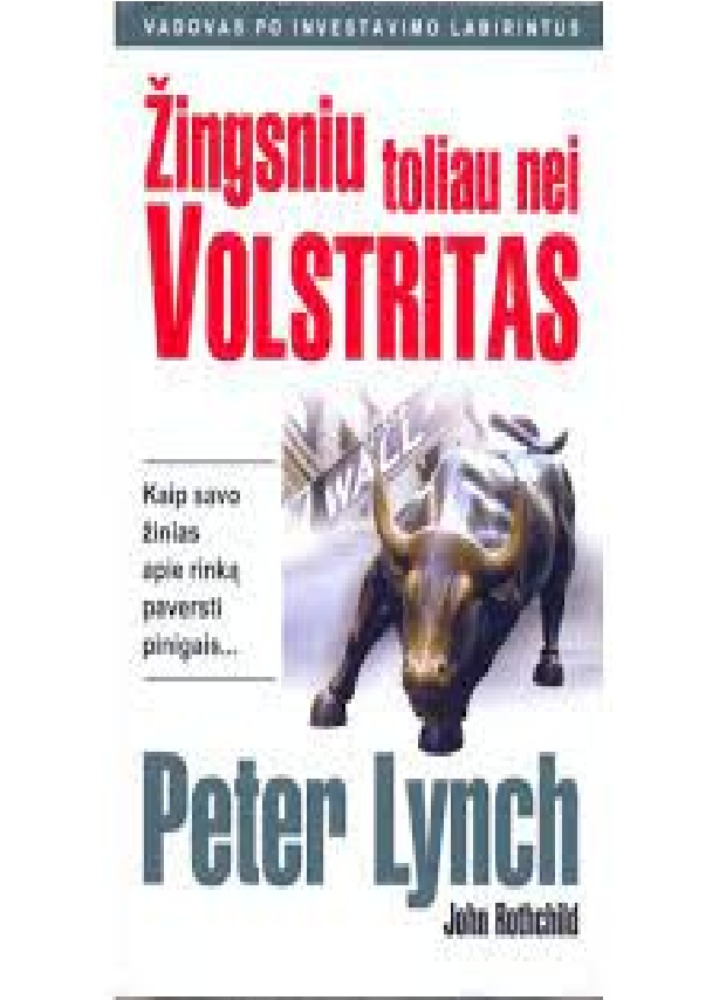 Žingsniu toliau nei Volstritas