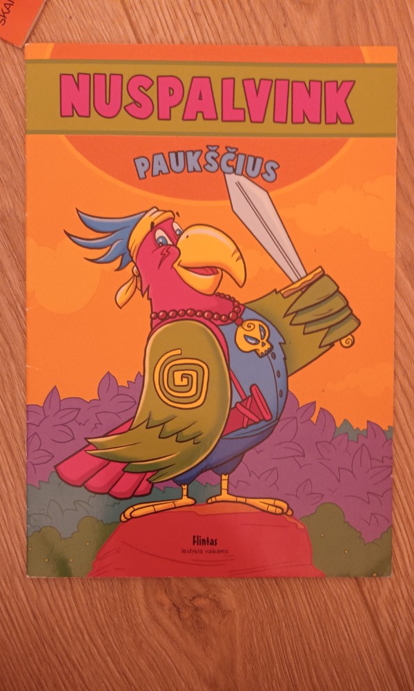 Nuspalvink paukščius 