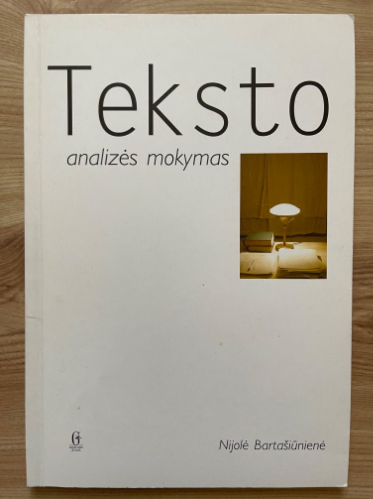 Teksto analizės mokymas