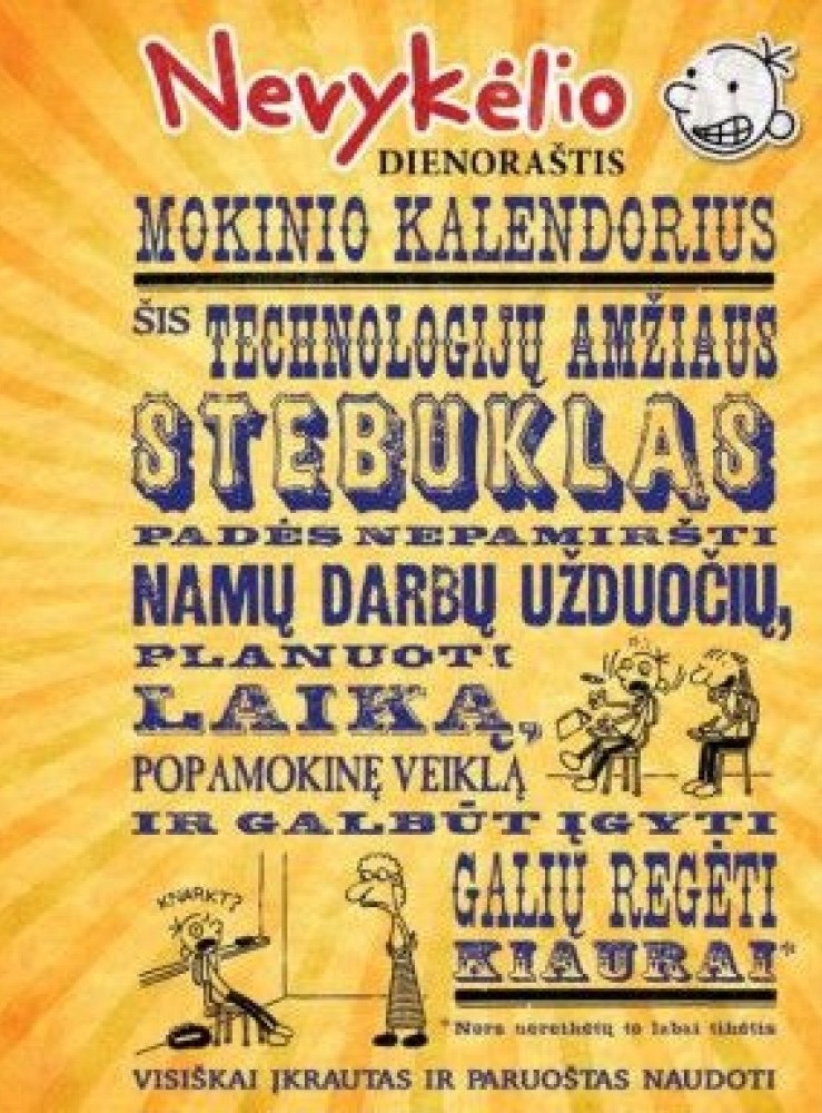 Nevykėlio dienoraštis. Mokinio kalendorius