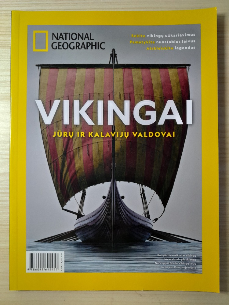 National geographic Lietuva. Vikingai. Jūrų ir kalavijų valdovai.