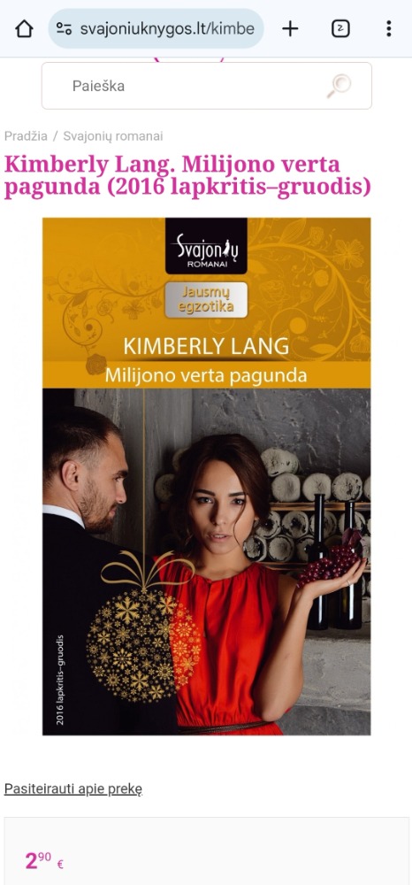 Milijono verta pagunda