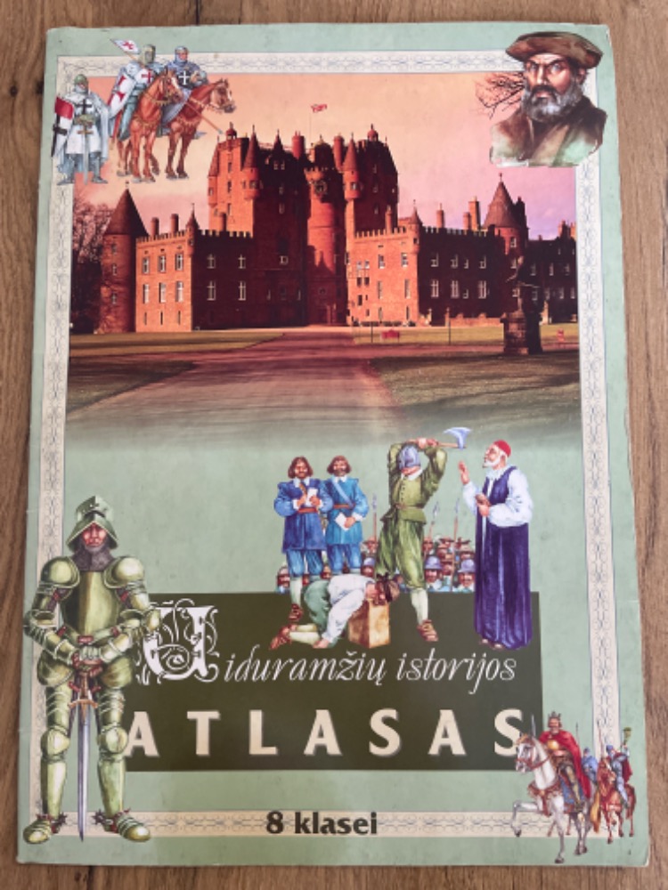 Viduramžių istorijos atlasas 8 klasei