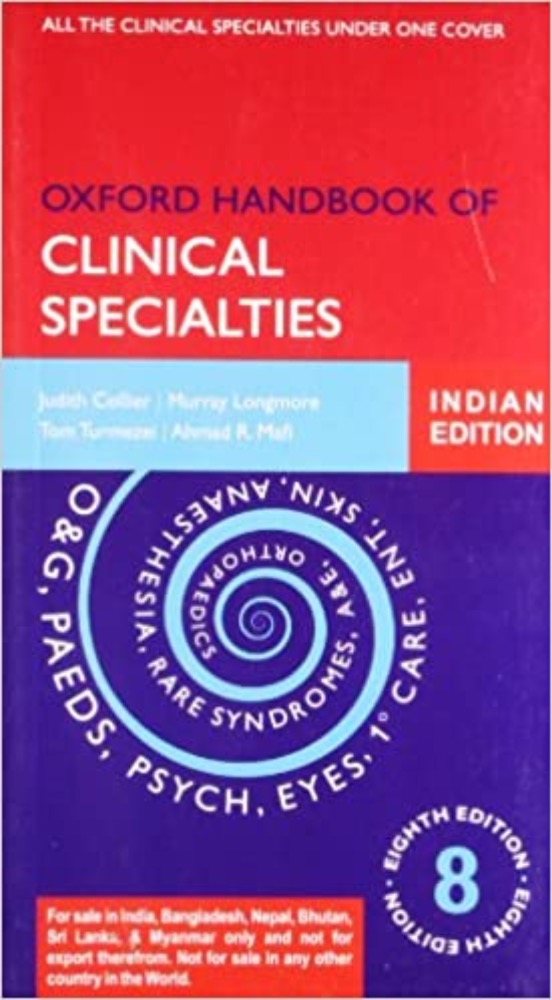 Oxford Handbook Of Clinical Specialties, 8th Edition