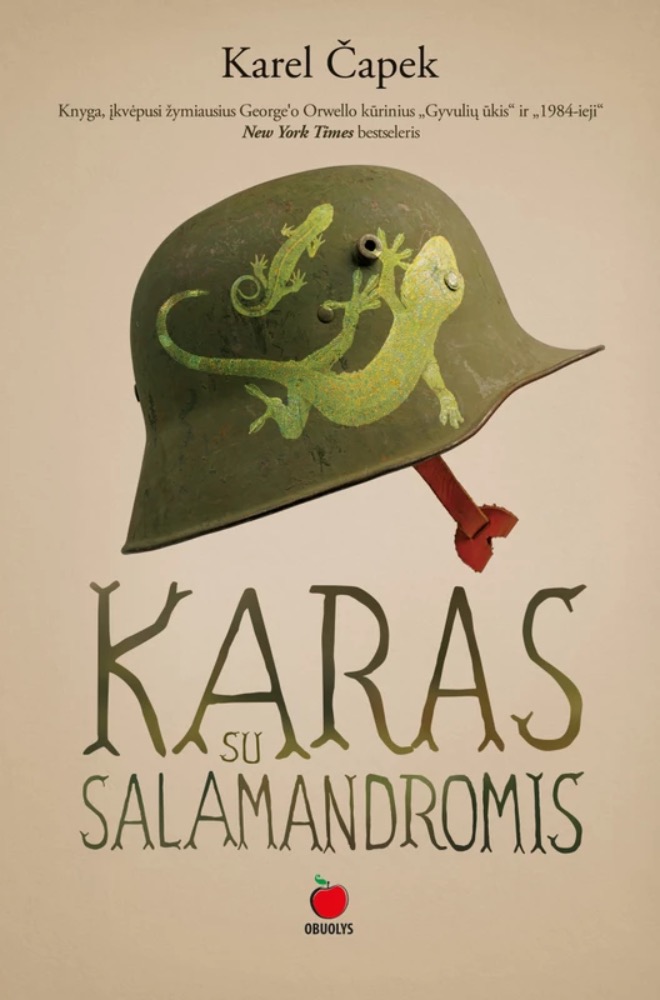 Karas su salamandromis