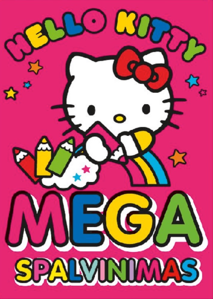 Hello Kitty. Mega spalvinimas