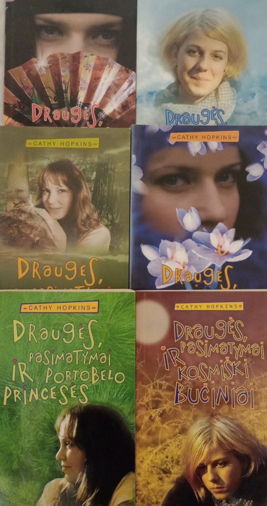 Knygų serija „Draugės, pasimatymai“ (1–6 knygos)