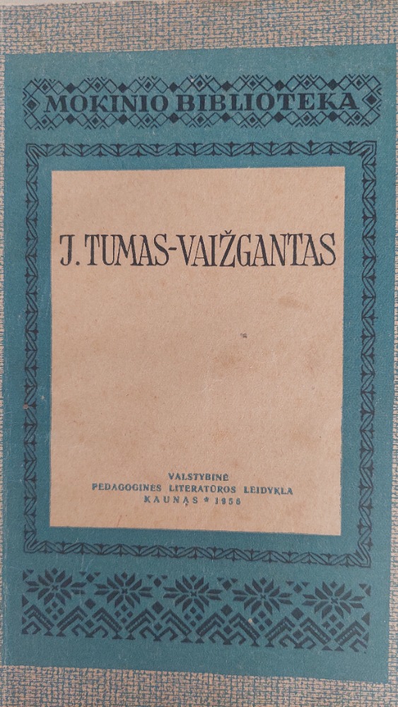 J. Tumas-Vaižgantas