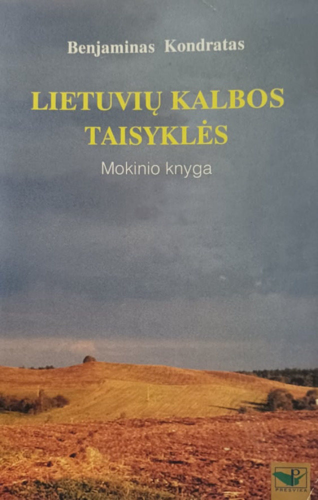 Lietuvių kalbos taisyklės. Mokinio knyga