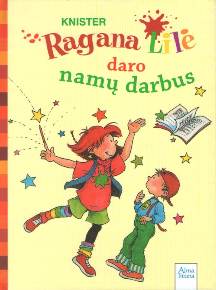 Ragana Lilė daro namų darbus