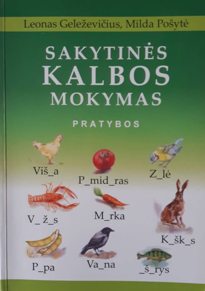 Sakytinės kalbos mokymas. Pratybos