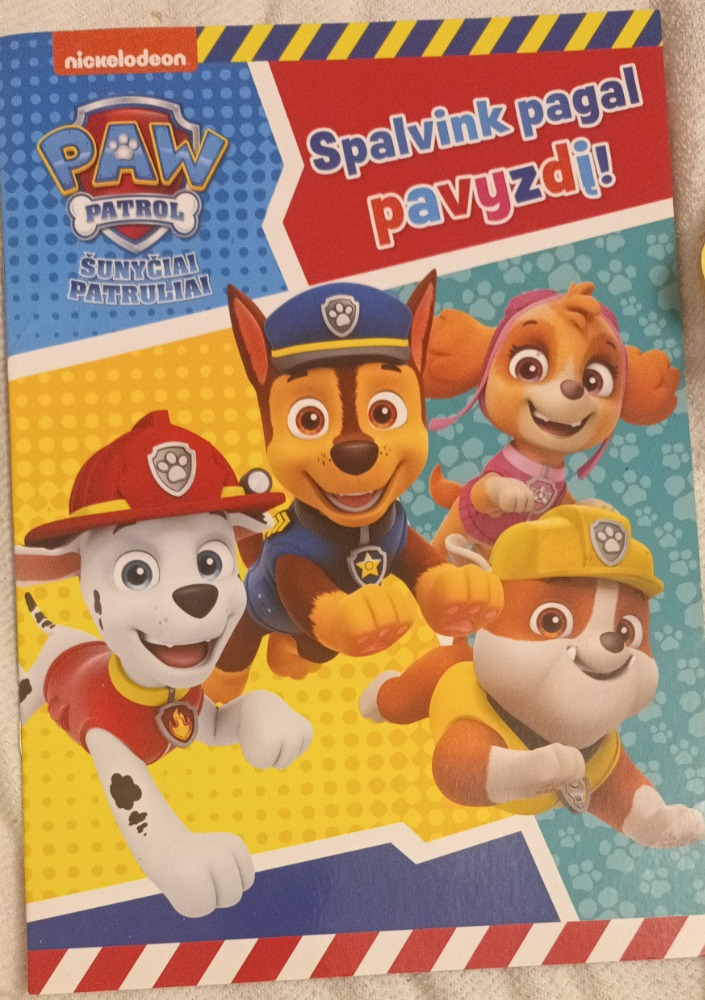 Spalvink pagal pavyzdį