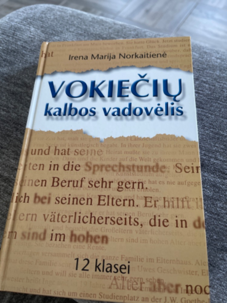 Vokiečių kalbos vadovėlis 12 klasei