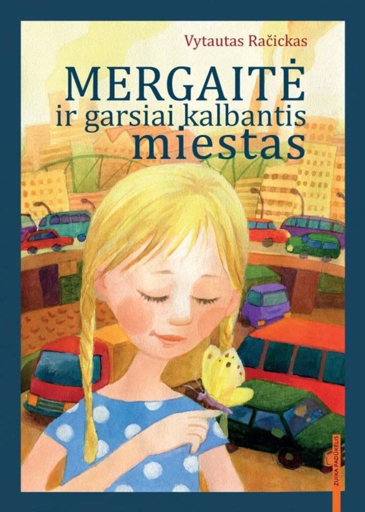 Mergaitė ir garsiai kalbantis miestas