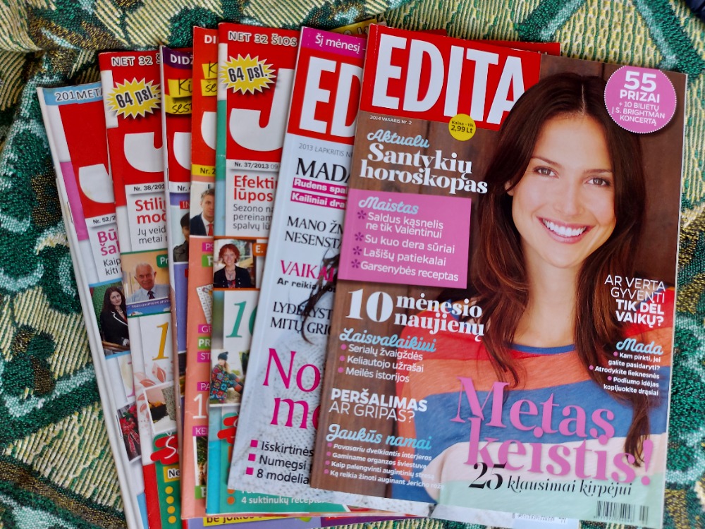 Žurnalų komplektas Ji ir Edita
