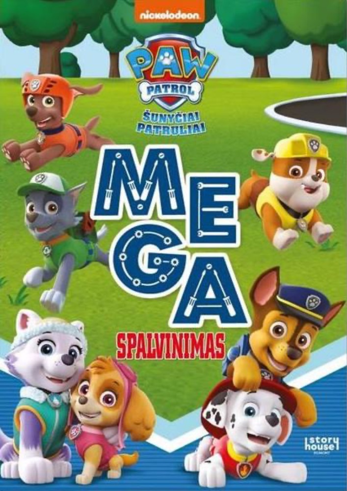 Šunyčiai patruliai. Mega spalvinimas