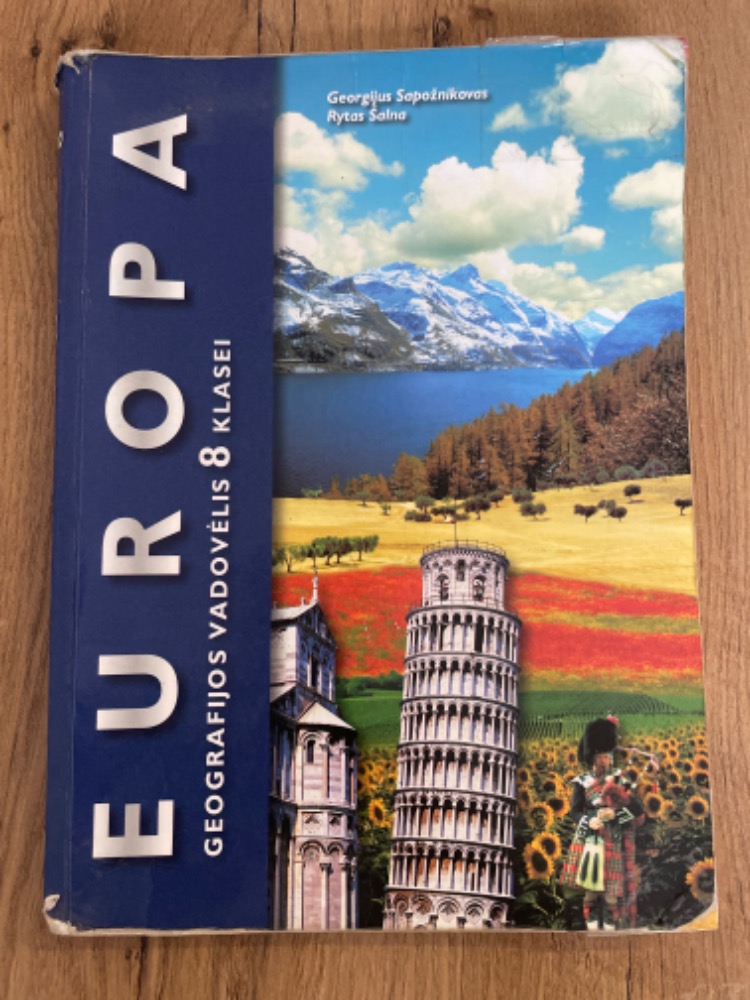 Europa. Geografijos vadovėlis 8 kl.