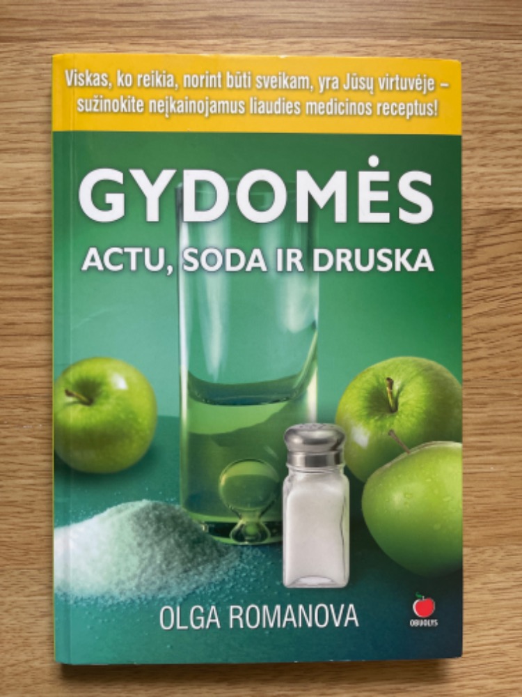 Gydomės actu, soda ir druska