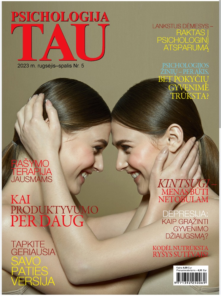 Psichologija Tau. 2023 m. rugsėjis-spalis
