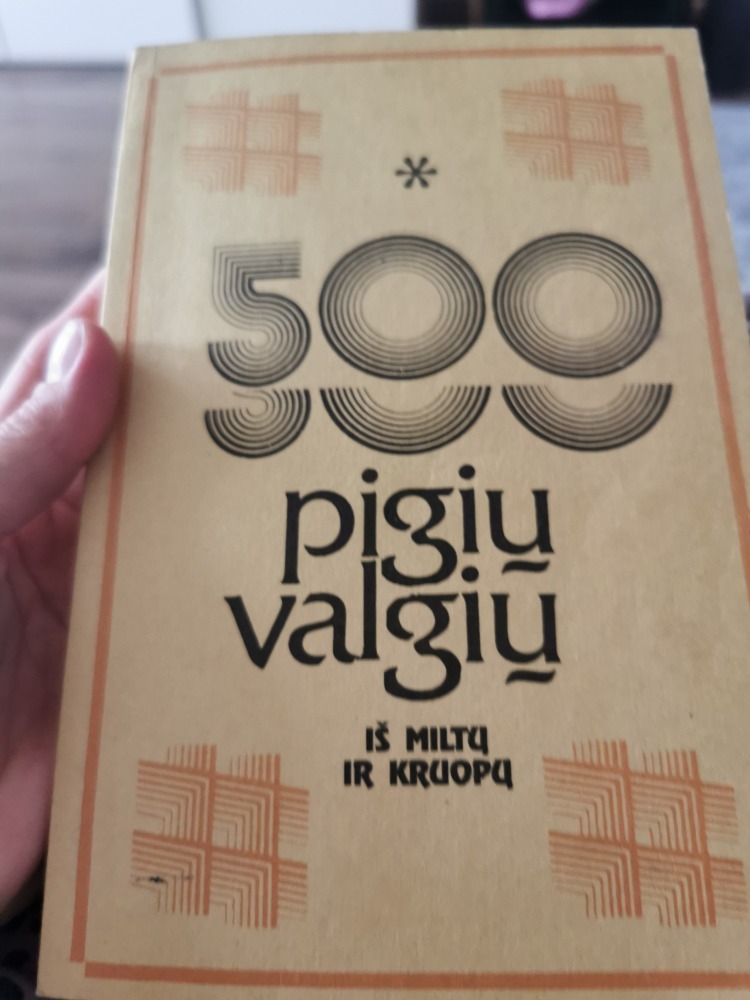 500 pigių valgių iš miltų ir kruopų