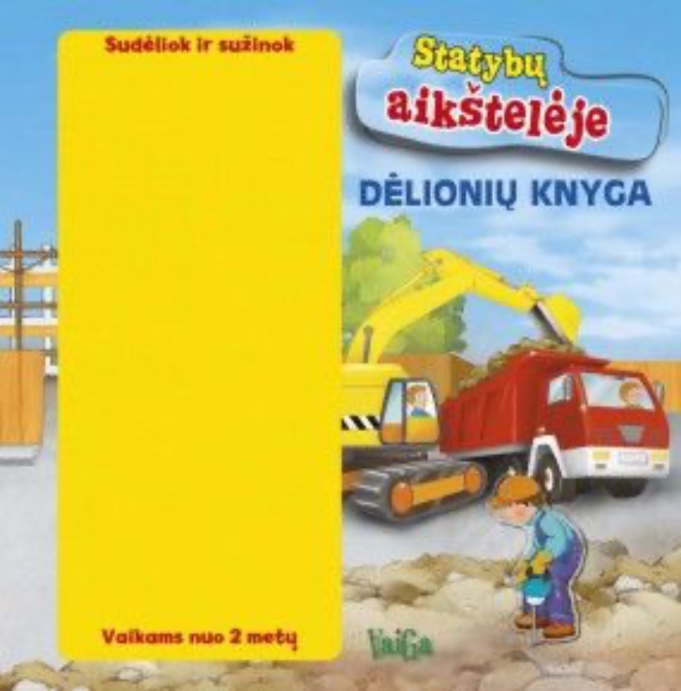 Statybų aikštelėje. Dėlionių knyga