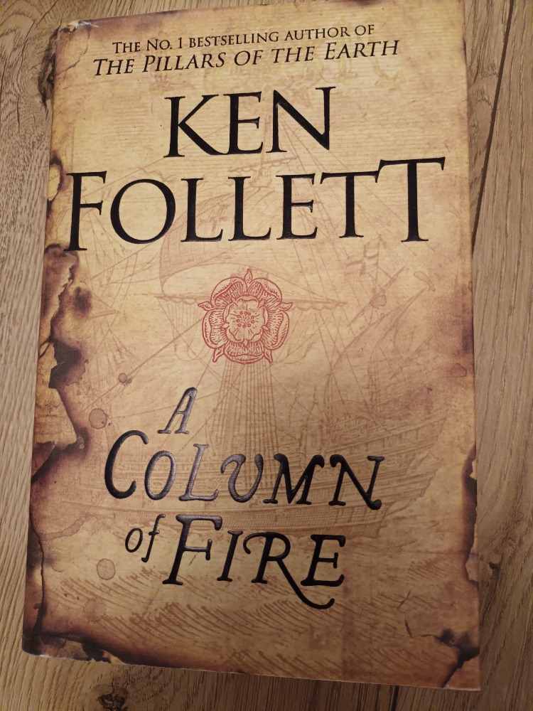 A column of fire