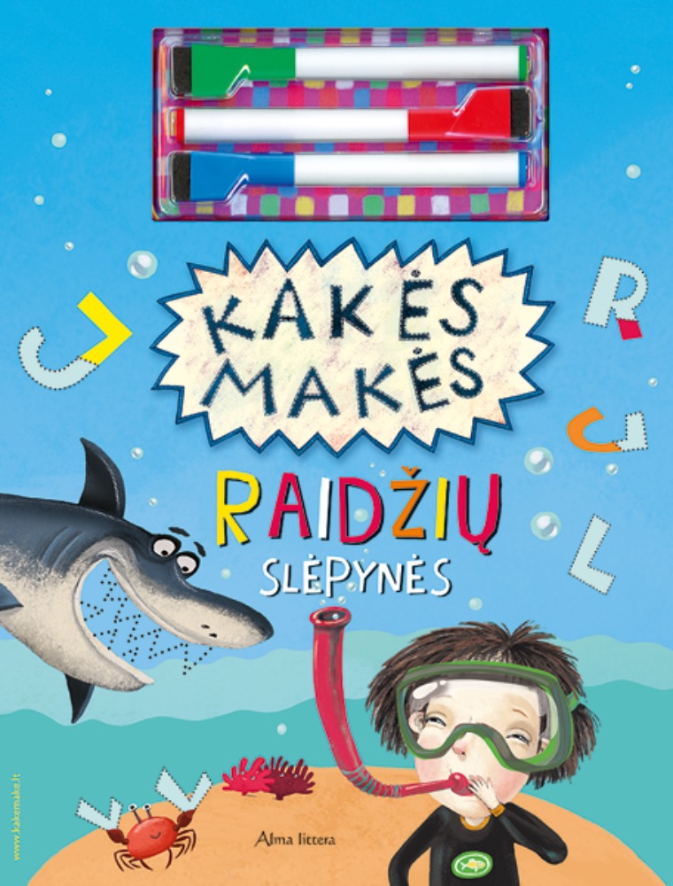 Kakės Makės raidžių slėpynės