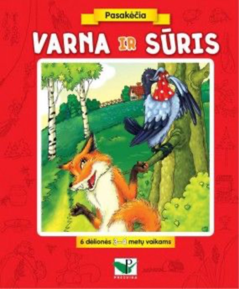 Varna ir sūris. 6 dėlionės, su rankenėle