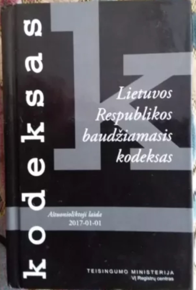 Lietuvos Respublikos Baudžiamasis Kodeksas