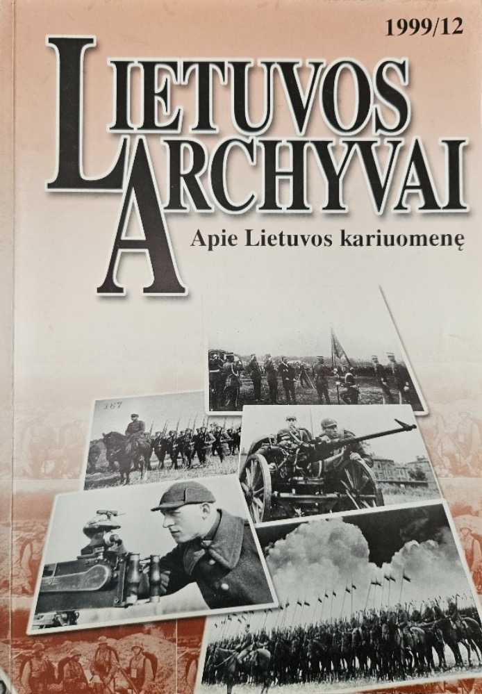 Lietuvos archyvai 1999/12
