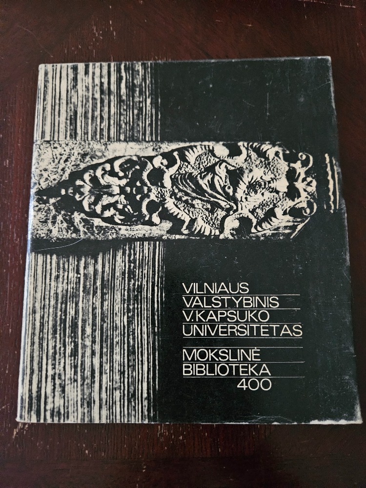 Vilniaus Valstybinis V. Kapsuko Universitetas: Mokslinè Biblioteka, 400