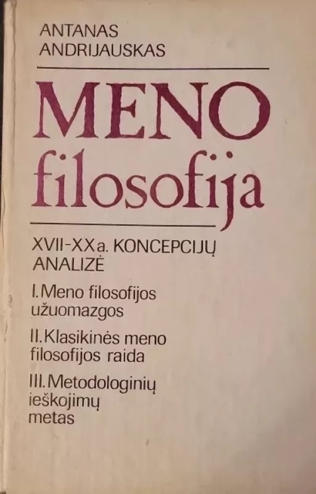 Meno filosofija