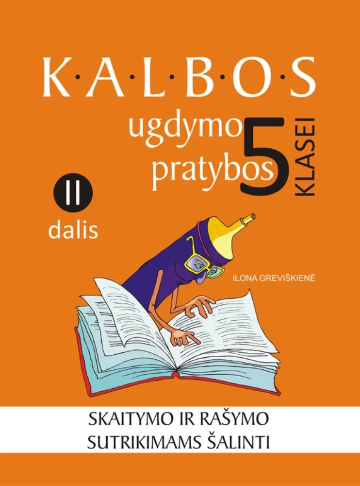 Kalbos ugdymo pratybos 5 klasei. II dalis