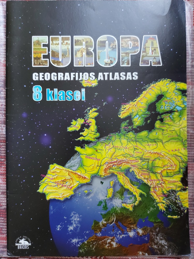 Europa. Geografijos atlasas