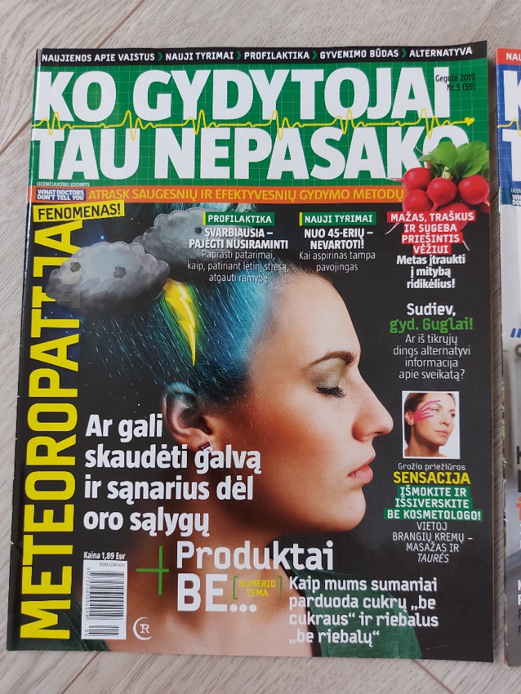 Ko gydytojai tau nepasako 2019 gegužė