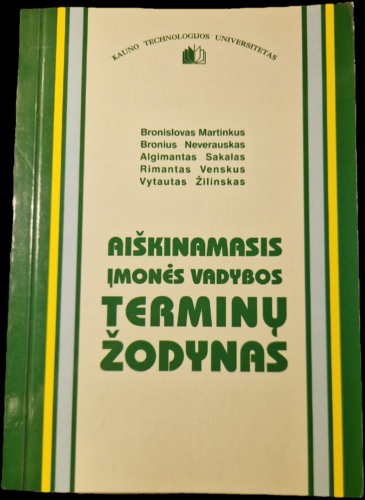 Aiškinamasis įmonės vadybos terminų žodynas