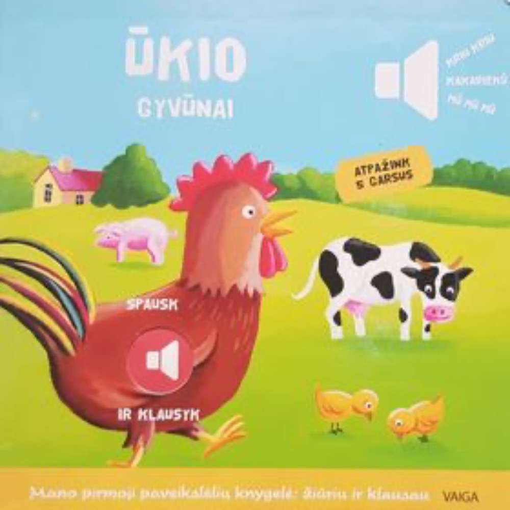 Ūkio gyvūnai (su garsais)