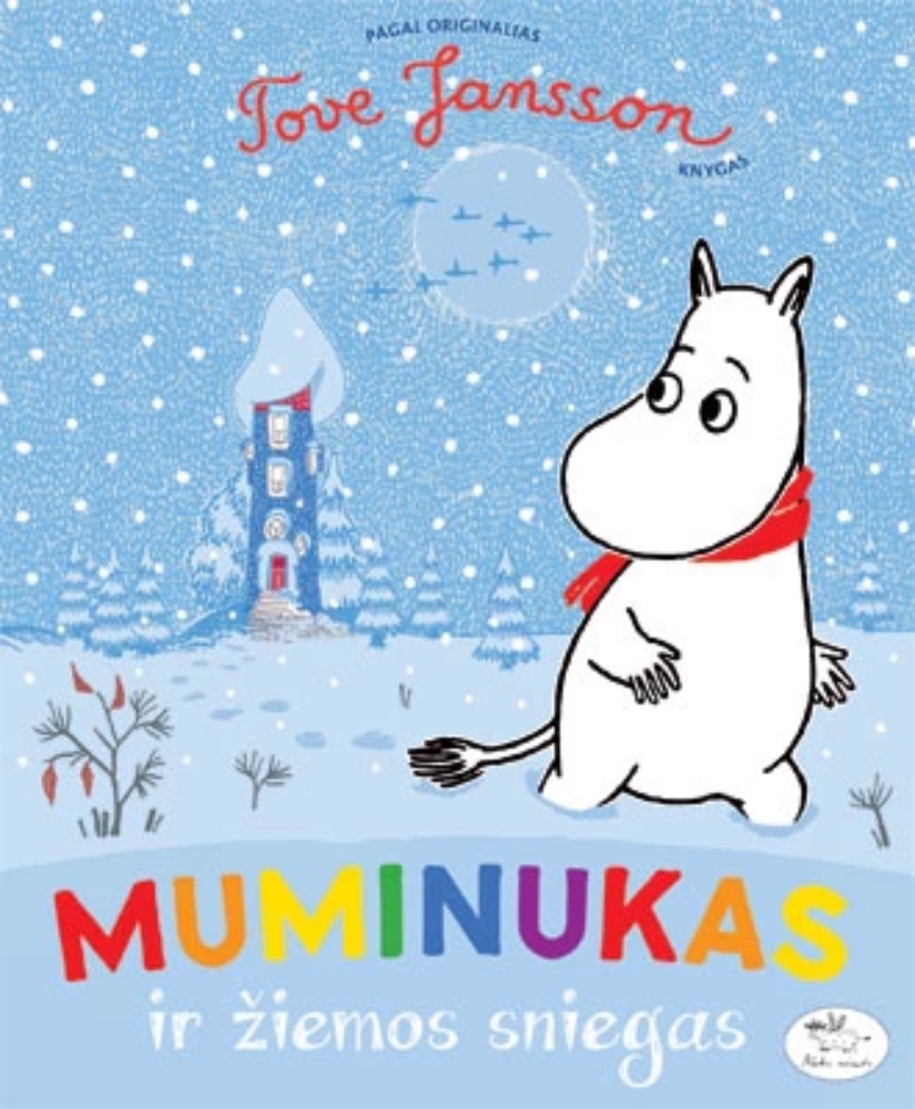 Muminukas ir žiemos sniegas
