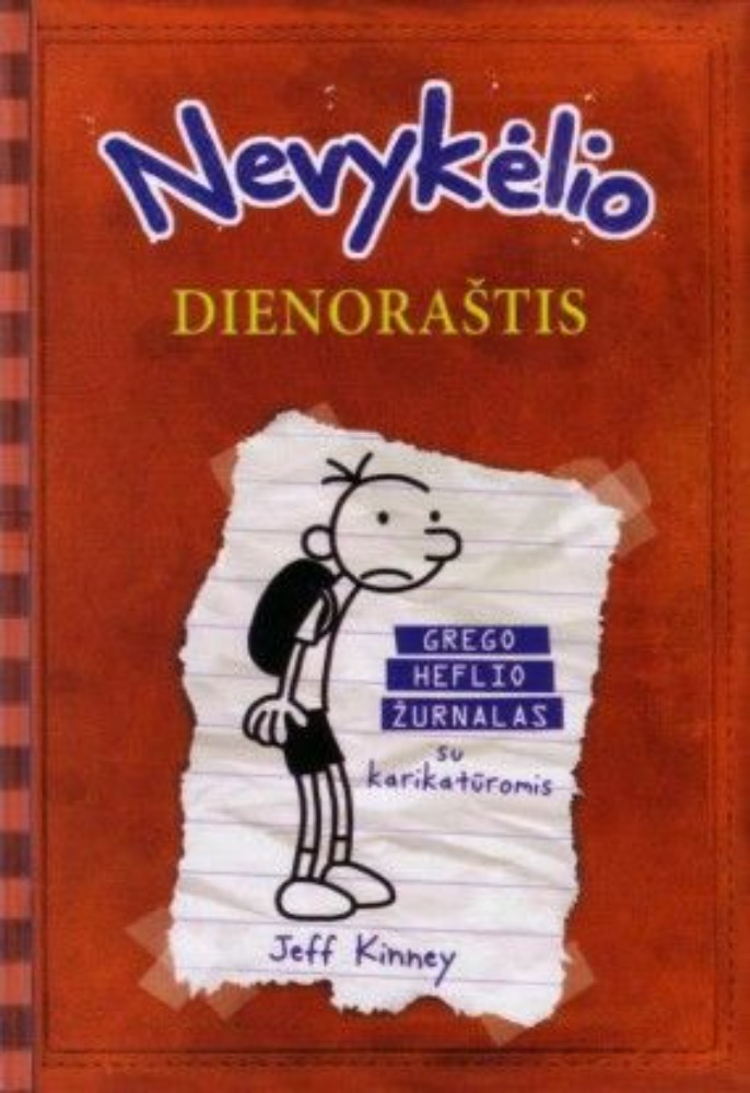 Nevykėlio dienoraštis 1. Grego Heflio žurnalas su karikatūromis