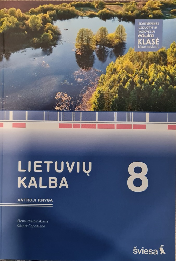 Lietuvių kalba 8 klasė. Antroji knyga