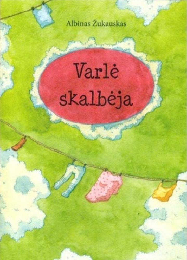 Varlė skalbėja