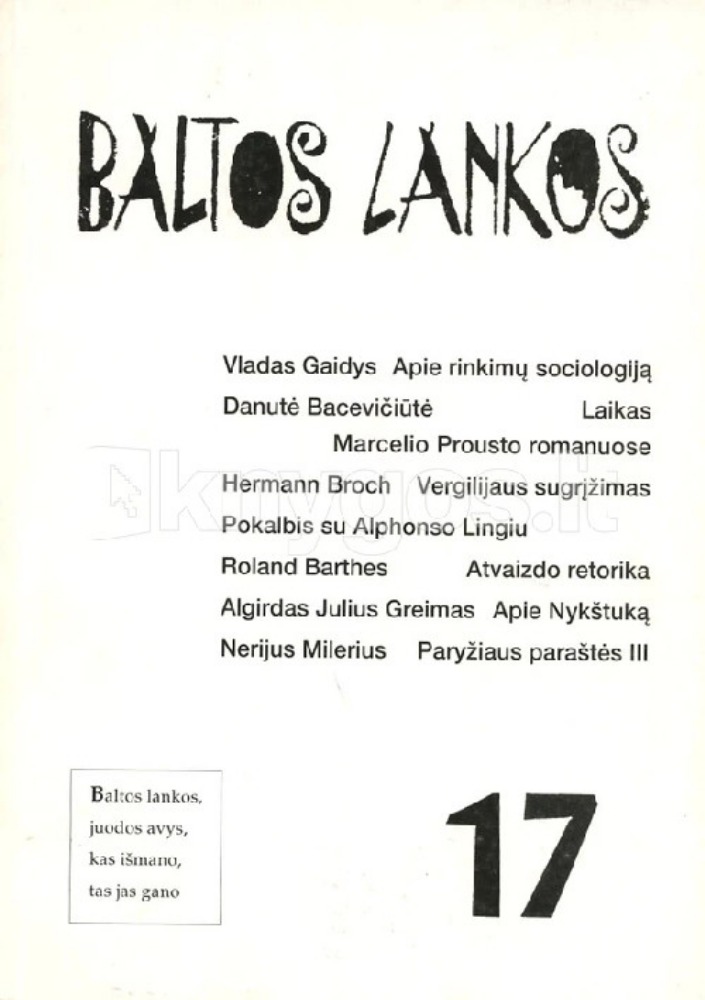 Baltos lankos Nr. 17